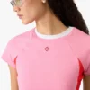 Pink Monogram Short Sleeve Rash Top