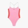 Pink Monogram Swimsuit