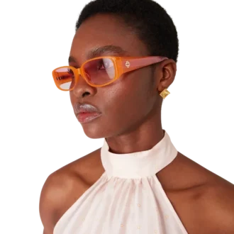 Pink & Orange Slim Sunglasses