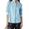Pinstripe Laurel Long Sleeve Shirt