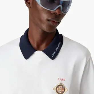 Blue Outline Shield Sunglasses