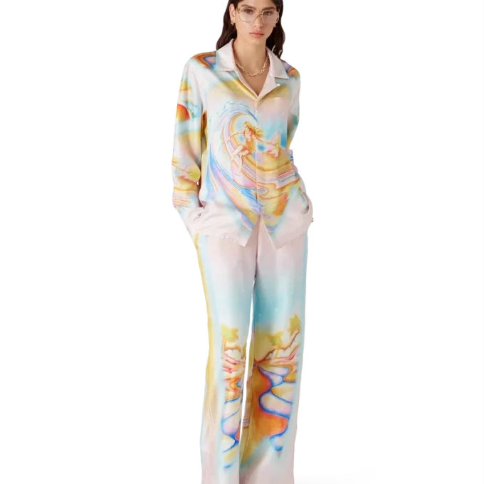 Psychedelic Nirvana Silk Trousers Psychedelic Nirvana Silk Trousers