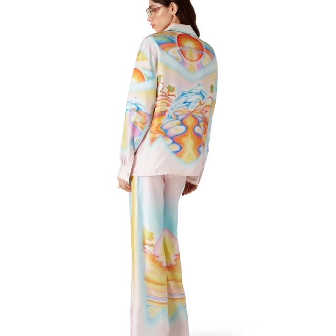 Psychedelic Nirvana Silk Trousers Psychedelic Nirvana Silk Trousers