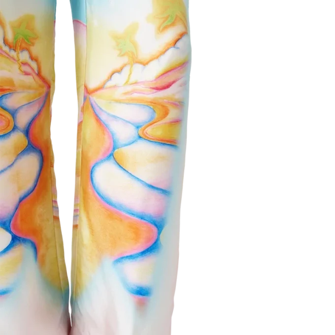 Psychedelic Nirvana Silk Trousers Psychedelic Nirvana Silk Trousers