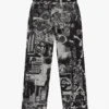 Rave Collage Straight Leg Jeans Rave Collage Straight Leg Jeans