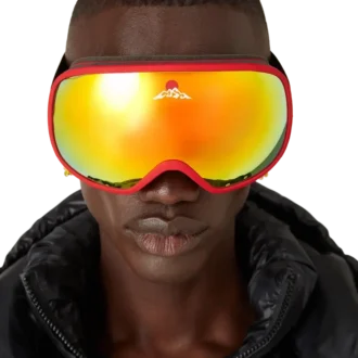 Red & Orange Gradient Ski Goggles