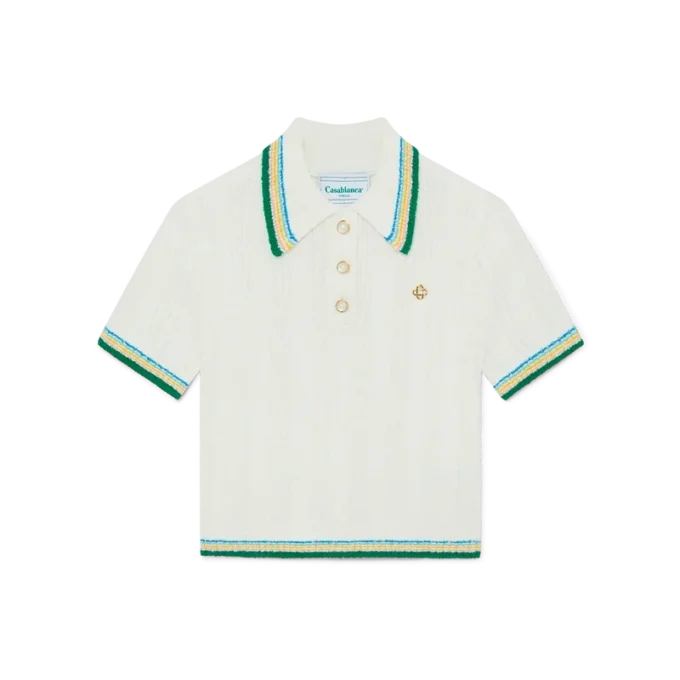 Rib Boucle Polo Shirt