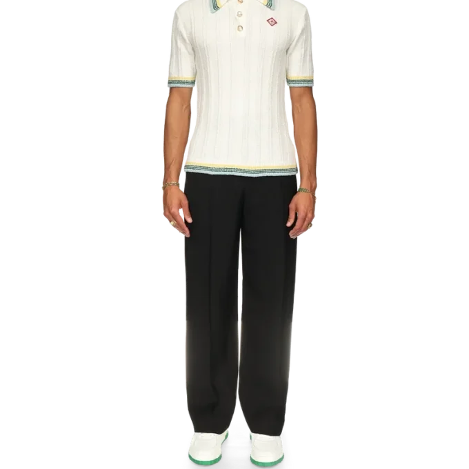 Rib Boucle Polo Shirt Rib Boucle Polo Shirt