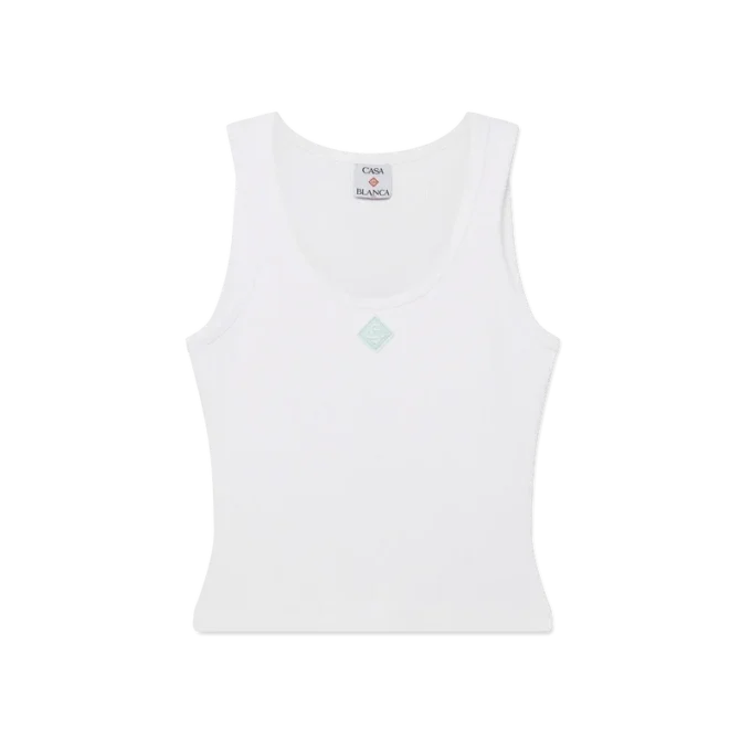 Ribbed Jersey Tank Top