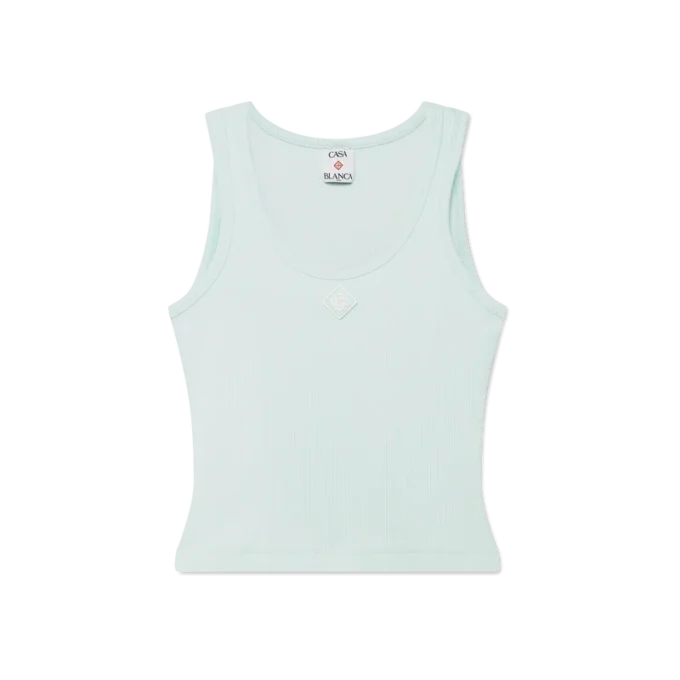 Ribbed Jersey Tank Top