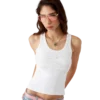 Ribbed Jersey Tank Top