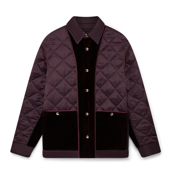 Satin Quilted Jacket Satin Quilted Jacket