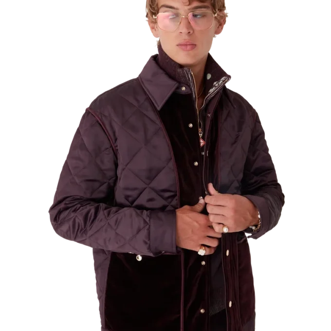 Satin Quilted Jacket Satin Quilted Jacket