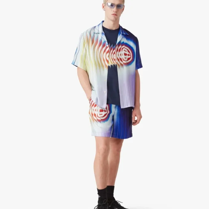 Shockwave Short Sleeve Silk Shirt Shockwave Short Sleeve Silk Shirt