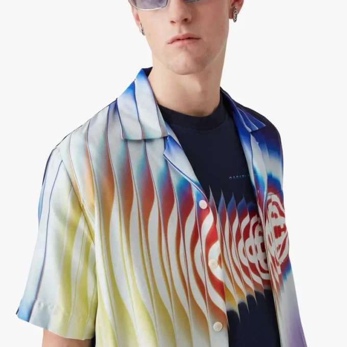 Shockwave Short Sleeve Silk Shirt Shockwave Short Sleeve Silk Shirt