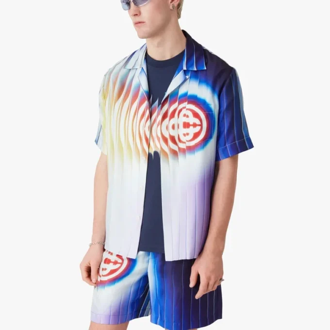 Shockwave Short Sleeve Silk Shirt Shockwave Short Sleeve Silk Shirt