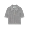 Silver Short Sleeve Polo Shirt