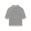 Silver Short Sleeve Polo Shirt