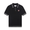 Silver Trim Boucle Polo Shirt Silver Trim Boucle Polo Shirt