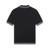 Silver Trim Boucle Polo Shirt Silver Trim Boucle Polo Shirt