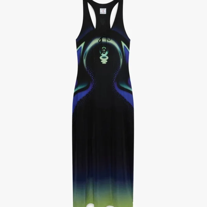 Sporchid Slinky Maxi Dress