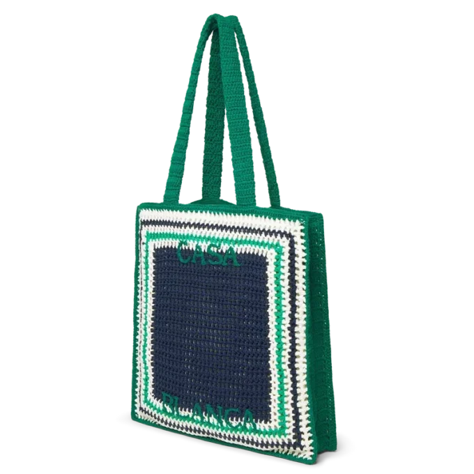 Stripe Crochet Bag