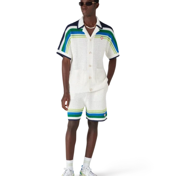 Stripe Knitted Shorts Stripe Knitted Shorts