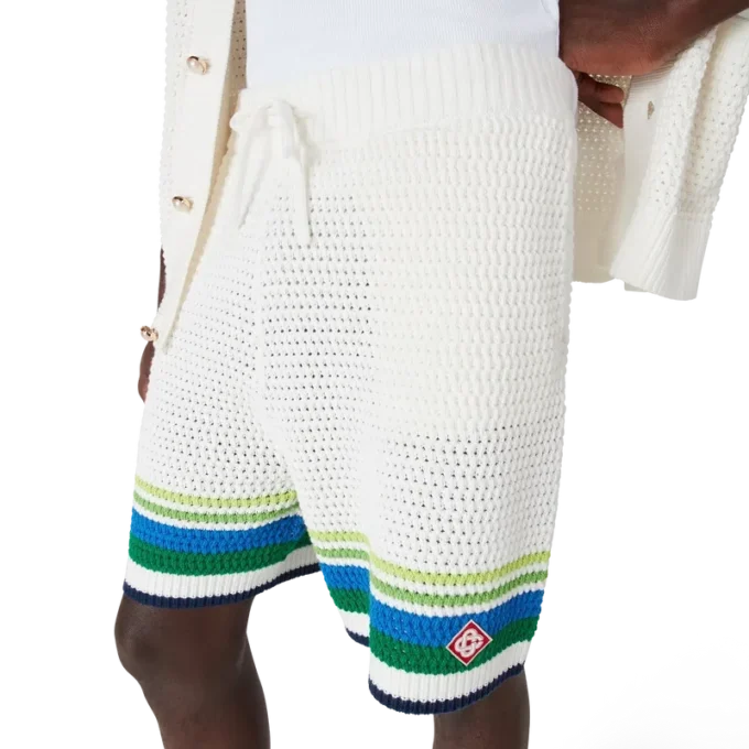 Stripe Knitted Shorts Stripe Knitted Shorts