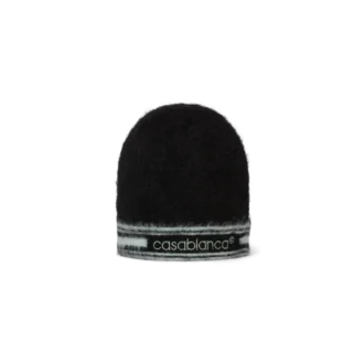 Stripe Mohair Beanie