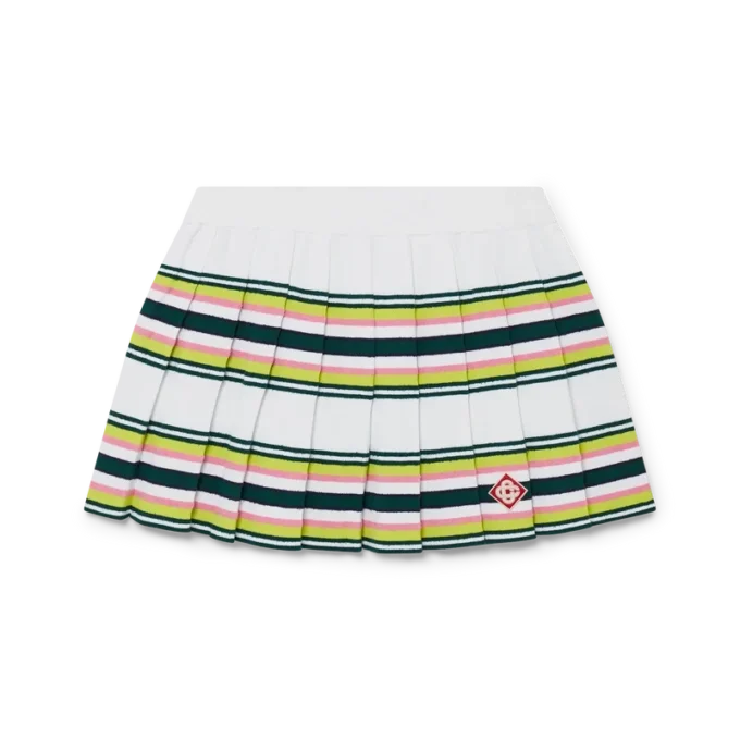 Stripe Pleated Skirt Stripe Pleated Skirt