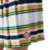 Stripe Pleated Skirt Stripe Pleated Skirt