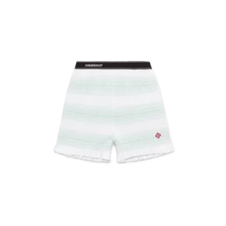Stripe Shirred Shorts Stripe Shirred Shorts