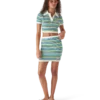Stripe Short Sleeve Polo Shirt
