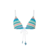 Stripe Towelling Bikini Top