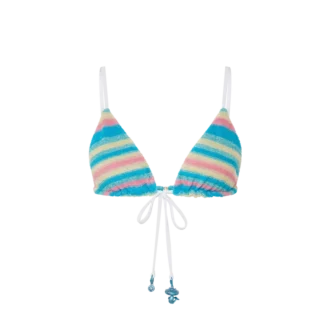 Stripe Towelling Bikini Top Stripe Towelling Bikini Top