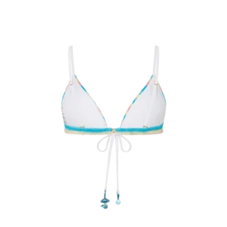 Stripe Towelling Bikini Top Stripe Towelling Bikini Top