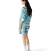 Stripe Towelling Polo Shirt