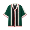 Striped Mesh Shirt Striped Mesh Shirt