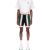 Striped Mesh Shorts Striped Mesh Shorts