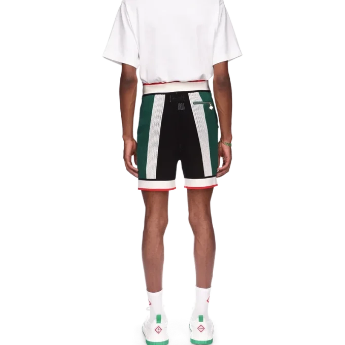 Striped Mesh Shorts Striped Mesh Shorts