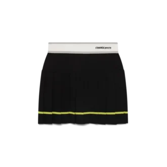 Striped Pleated Skirt