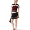 Striped Pleated Skirt