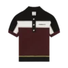 Striped Short Sleeve Polo Shirt