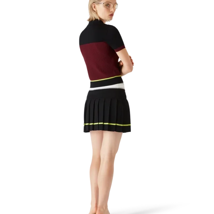 Striped Short Sleeve Polo Shirt