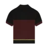 Striped Short Sleeve Polo Shirt