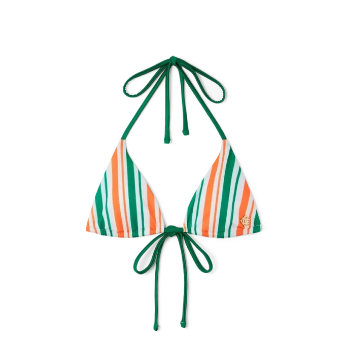 Striped String Bikini Top Striped String Bikini Top