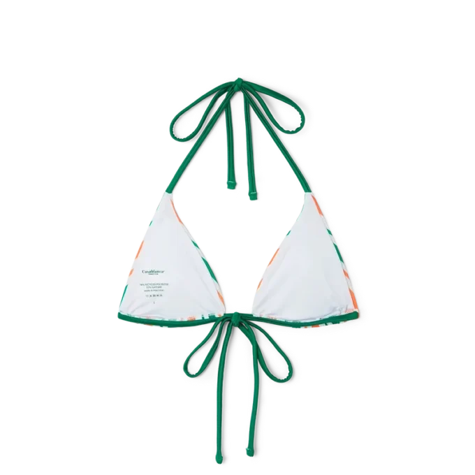 Striped String Bikini Top Striped String Bikini Top