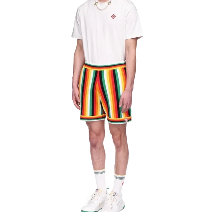 Striped Towelling Shorts Striped Towelling Shorts