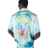Surf Lotus Short Sleeve Silk Shirt Surf Lotus Short Sleeve Silk Shirt