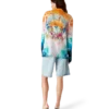 Surf Trip Long Sleeve Silk Shirt| Casablanca Paris
